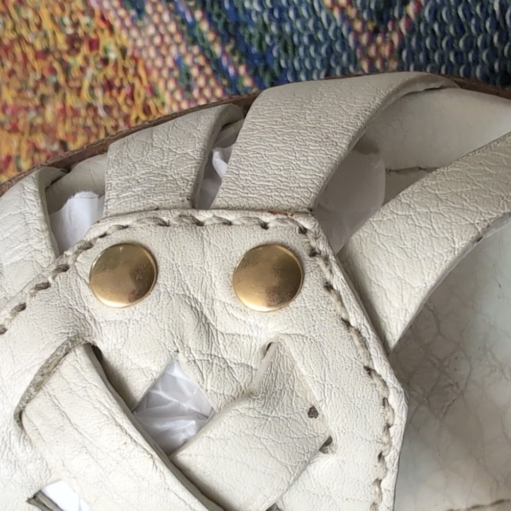 Prada Vintage White Sandals - Picture 5 of 12